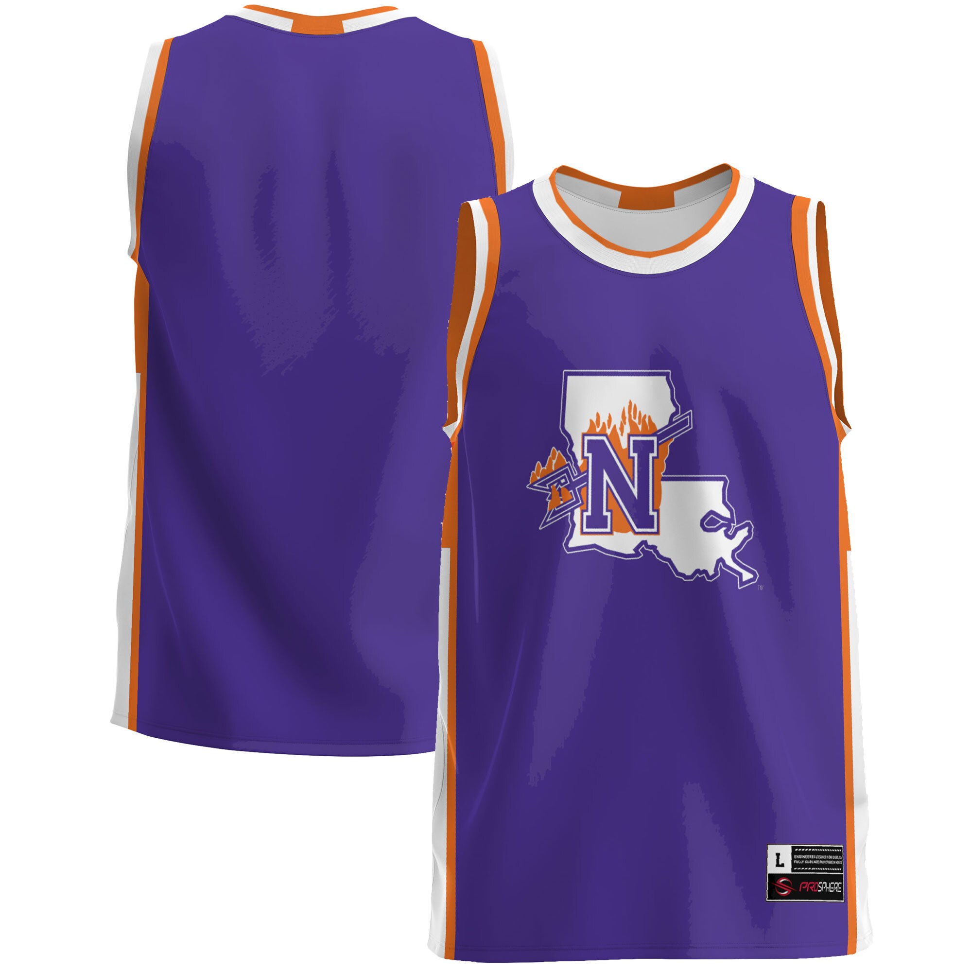 Northwestern State Demons Basketball Jersey - Purple For Youth Women Men