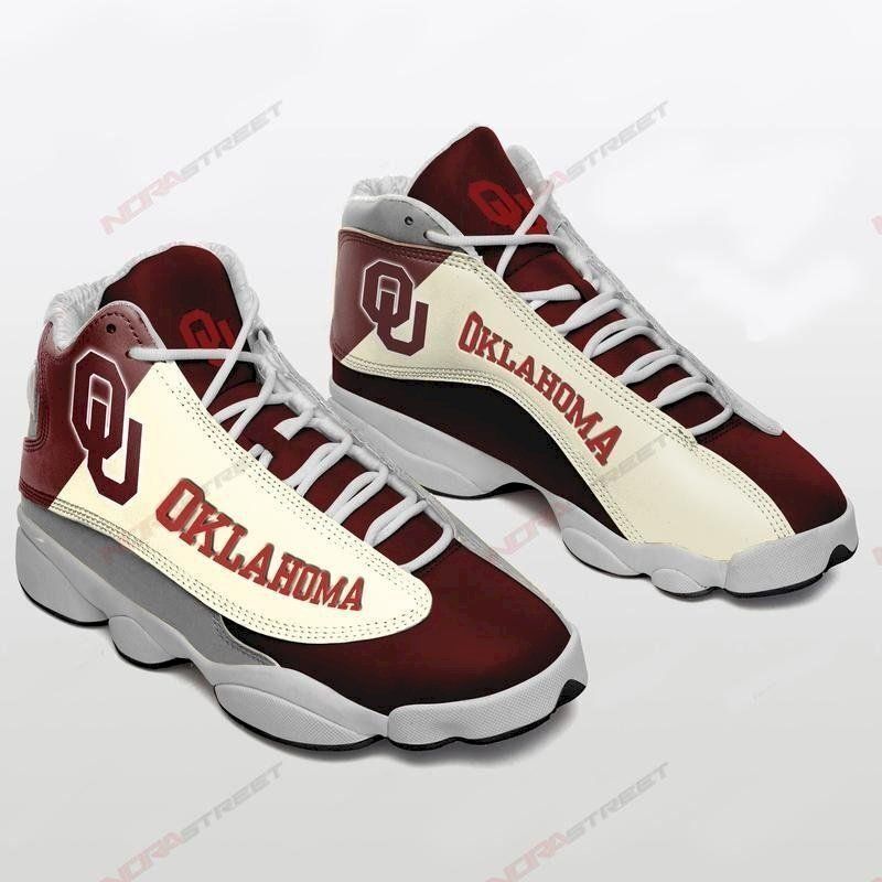 Oklahoma Sooners  Jordan 13 Air Shoes Sneaker,  Gift Shoes For Fan Like Sneaker,Shoes Full  Size Chart For Customer Choice Best Fit