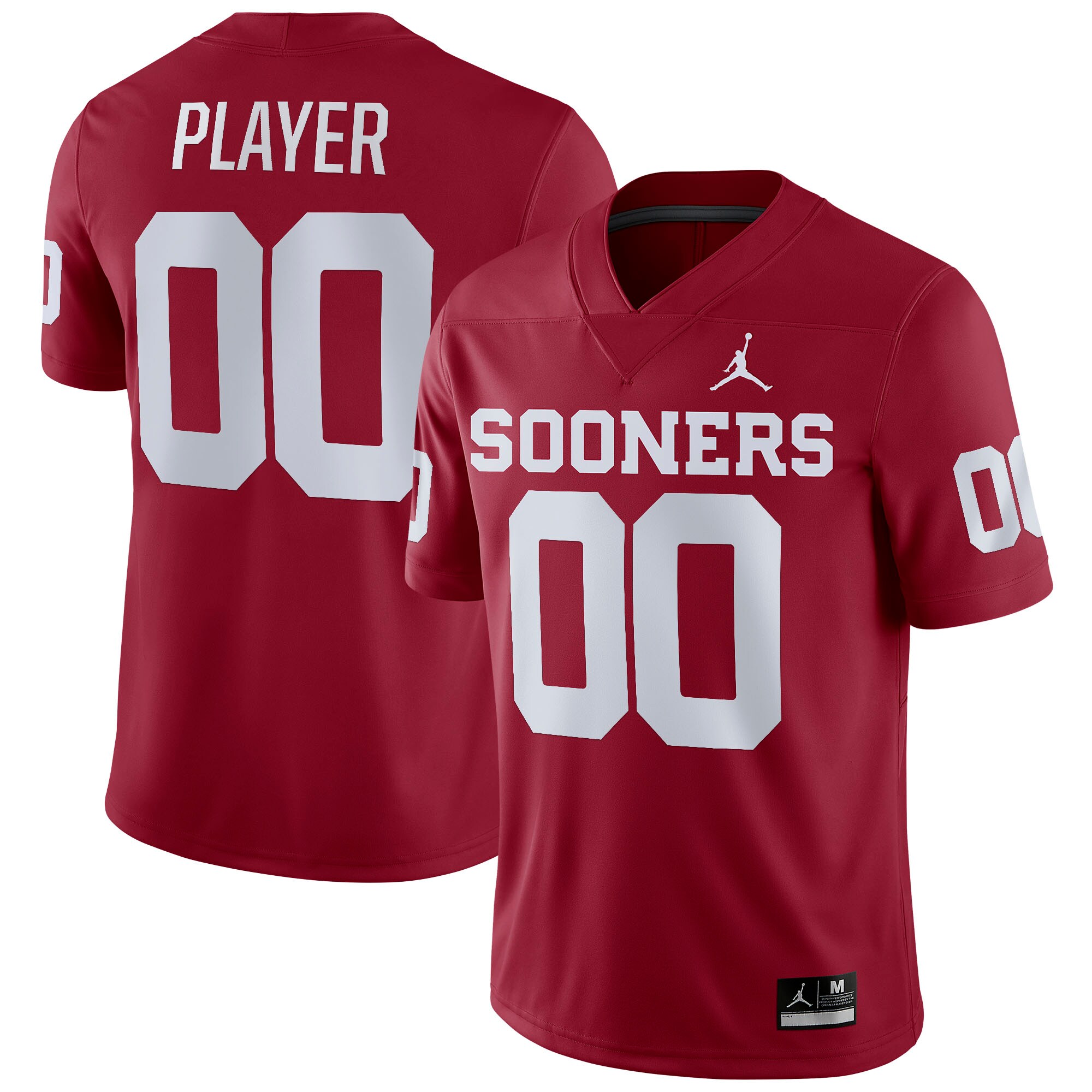 Oklahoma Sooners Jordan Brand Pick-A-Player Nil Replica  Football Shirts Jersey - Crimson For Youth Women Men