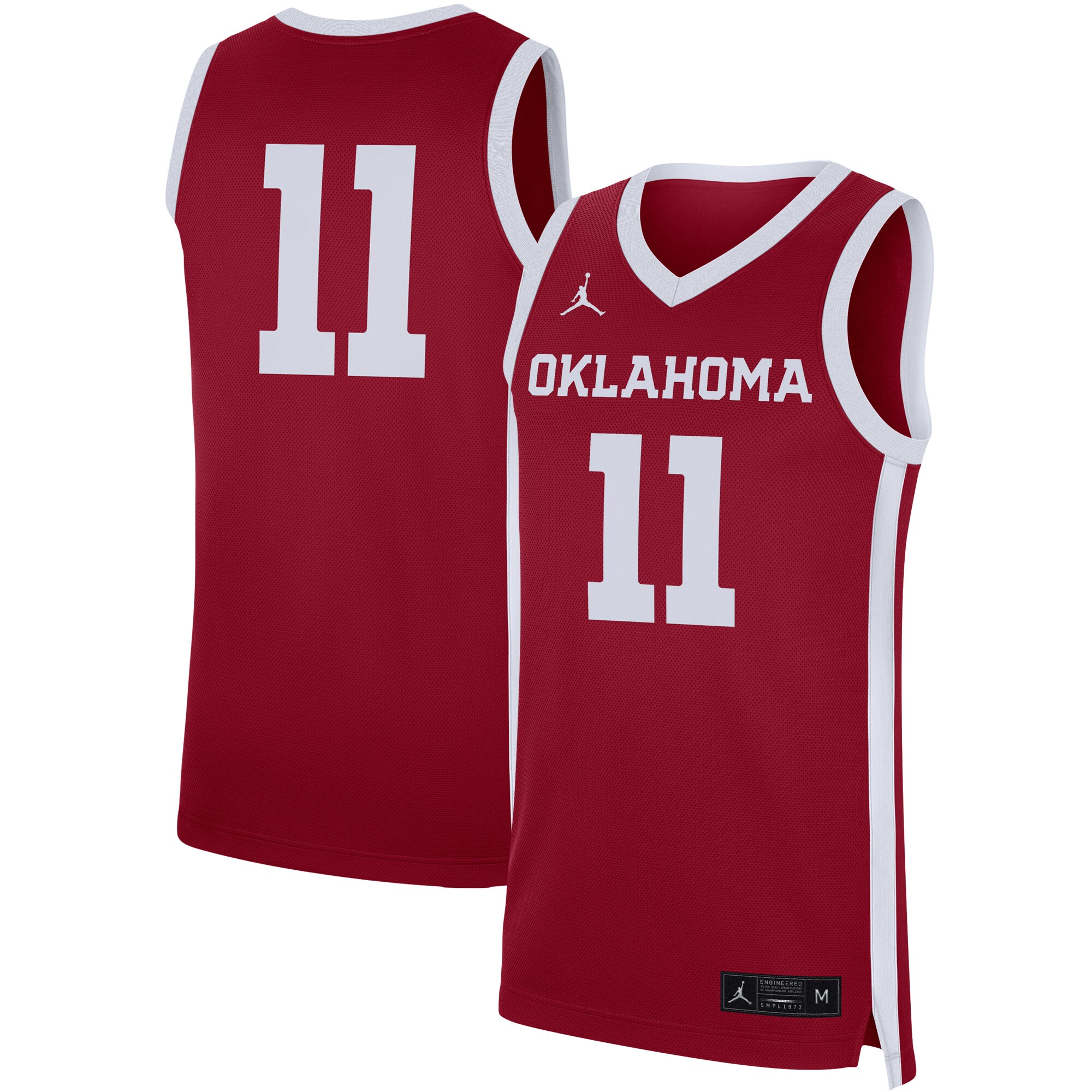Oklahoma Sooners Jordan Brand Replica Jersey - Crimson For Youth Women Men