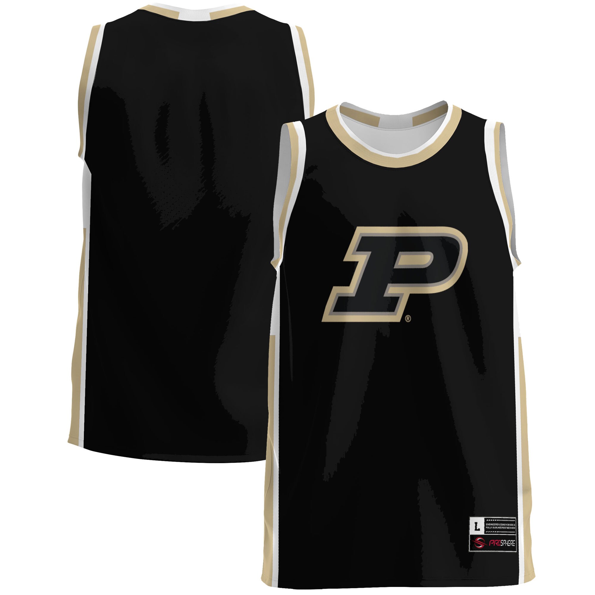 Purdue Boilermakers Basketball Jersey - Black For Youth Women Men