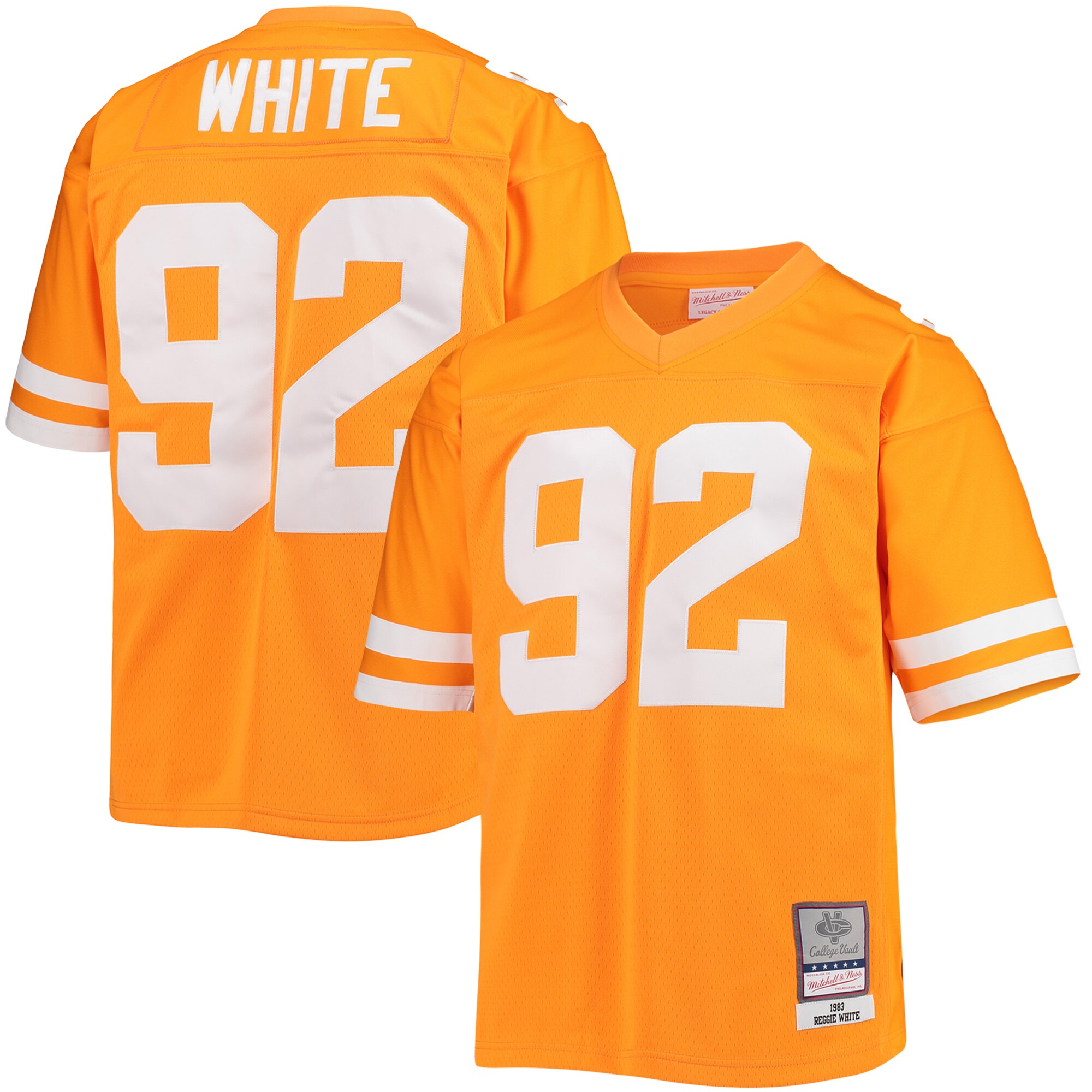 Reggie White Tennessee Volunteers Mitchell & Ness Authentic Throwback Legacy Jersey - Tennessee Orange For Youth Women Men