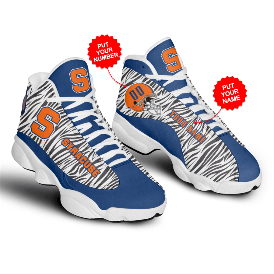 Syracuse Orange  Football Jordan 13 Air Shoes Sneaker,  Gift Shoes For Fan Like Sneaker,Shoes Personalized Your Name