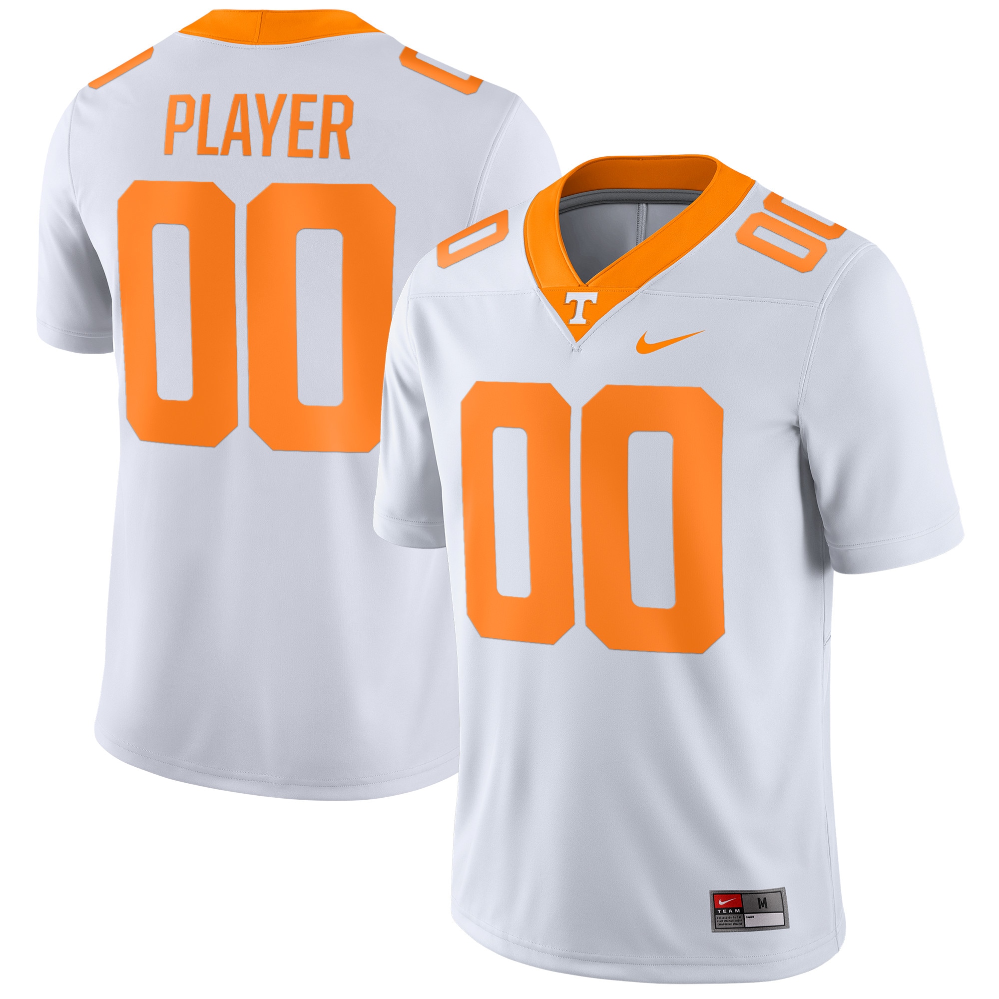 Tennessee Volunteers Pick-A-Player Nil Replica  Football Shirts Jersey - White For Youth Women Men