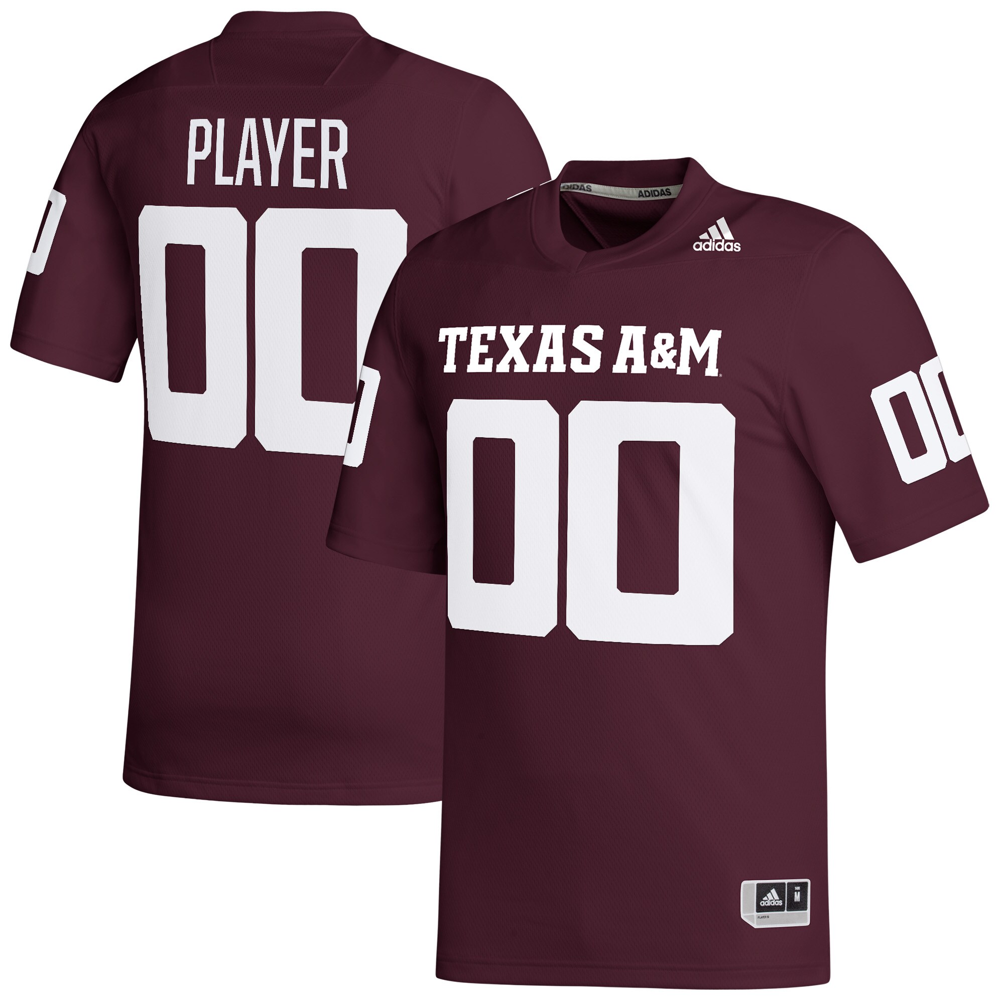 Texas A&M Aggies   Pick-A-Player Nil Replica  Football Shirts Jersey - Maroon For Youth Women Men
