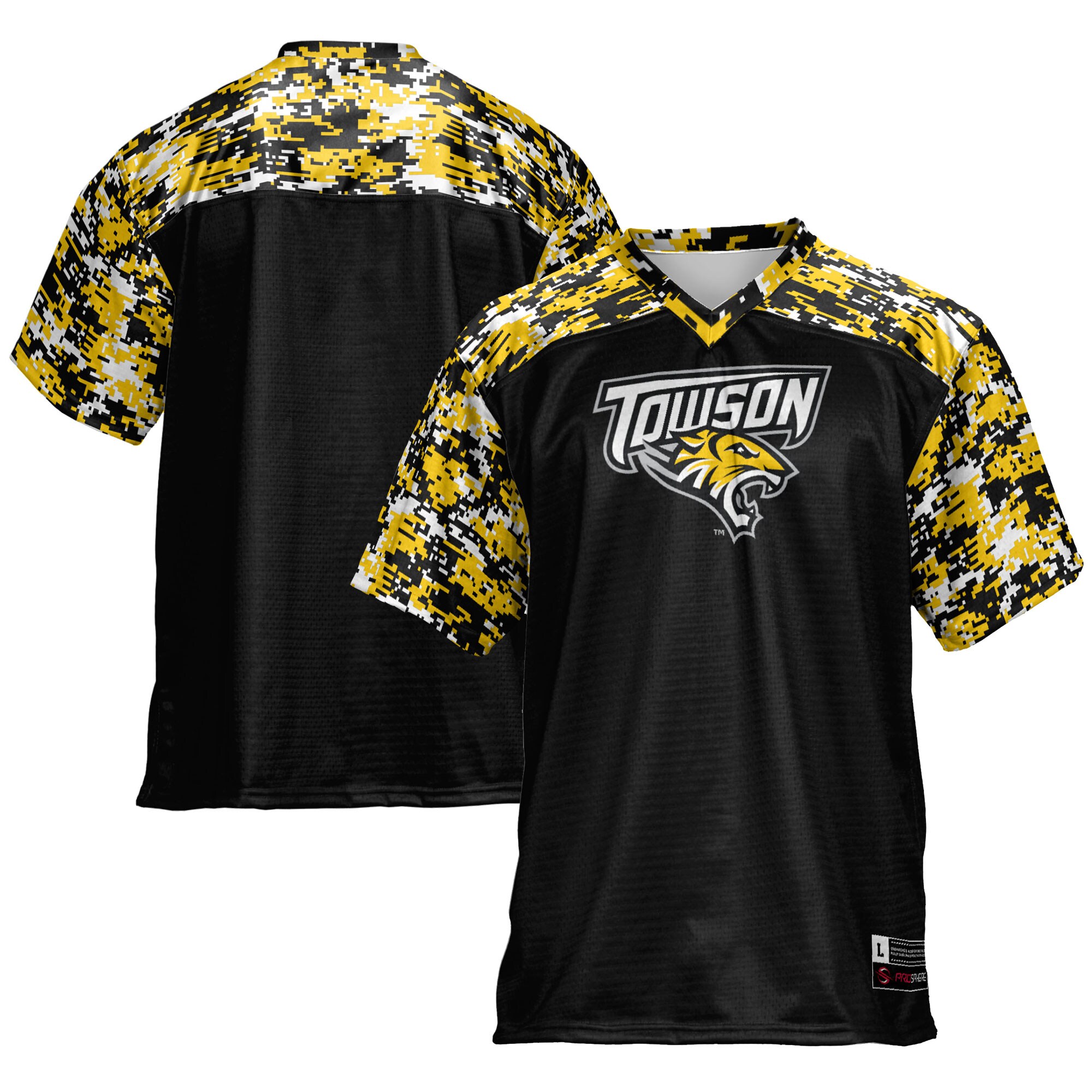 Towson Tigers  Football Shirts Jersey - Black For Youth Women Men