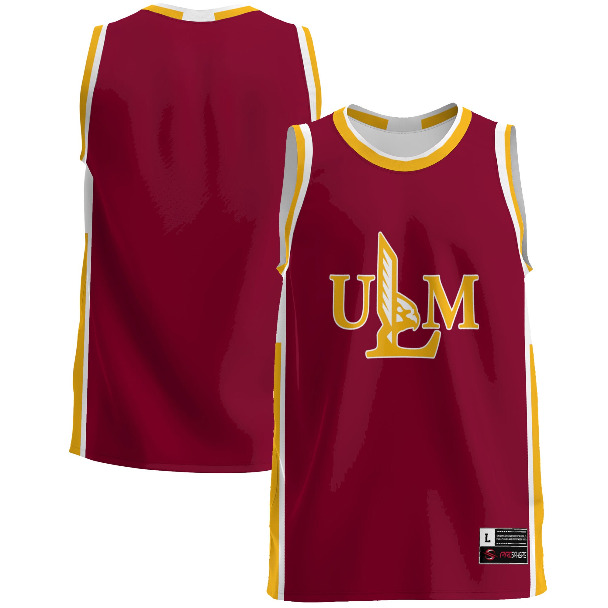 Ulm Warhawks Basketball Jersey - Maroon For Youth Women Men