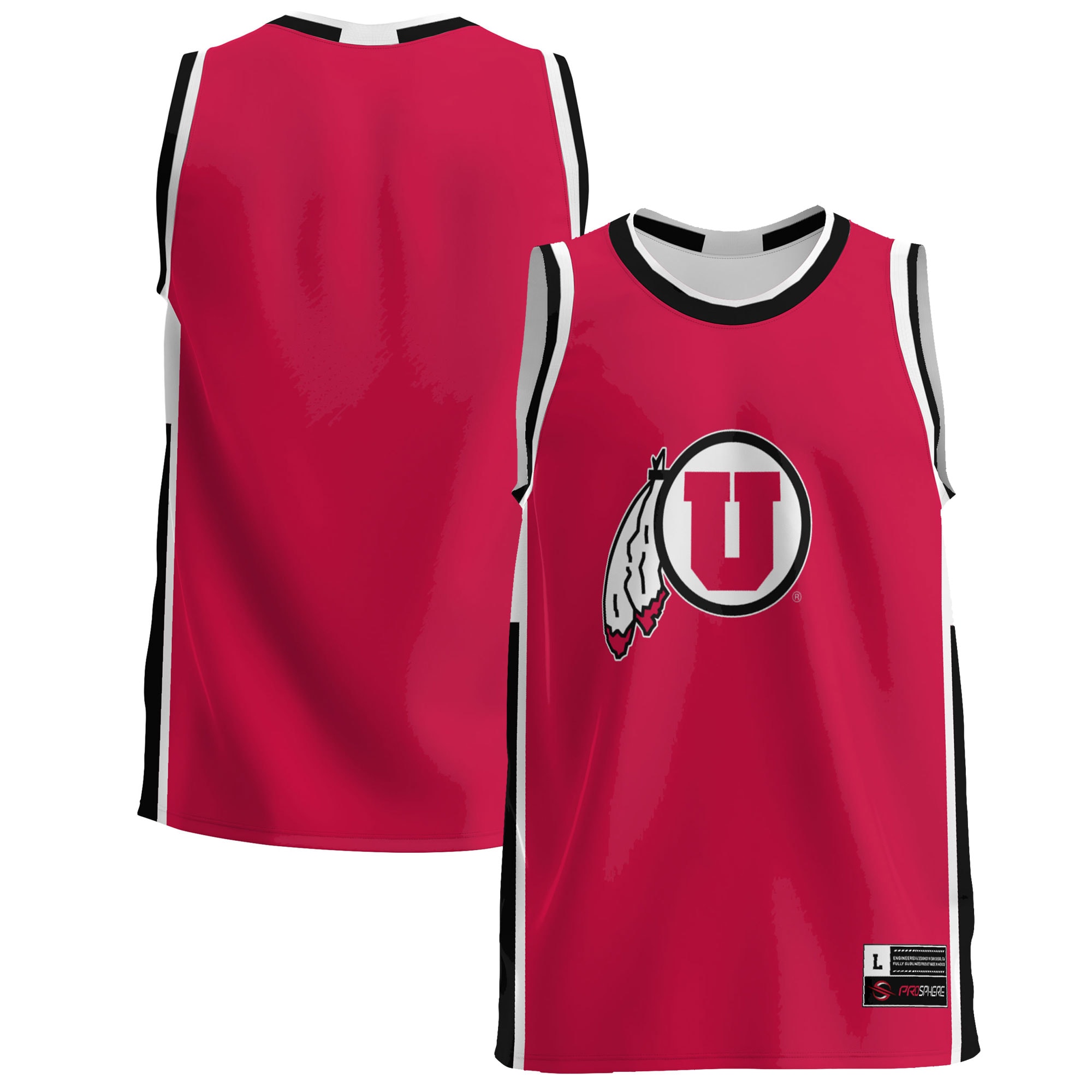 Utah Utes Basketball Jersey - Red For Youth Women Men