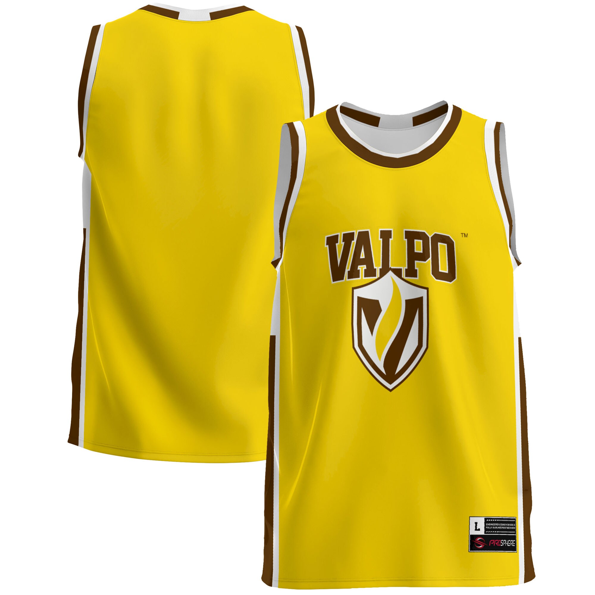 Valparaiso Beacons Basketball Jersey - Gold For Youth Women Men