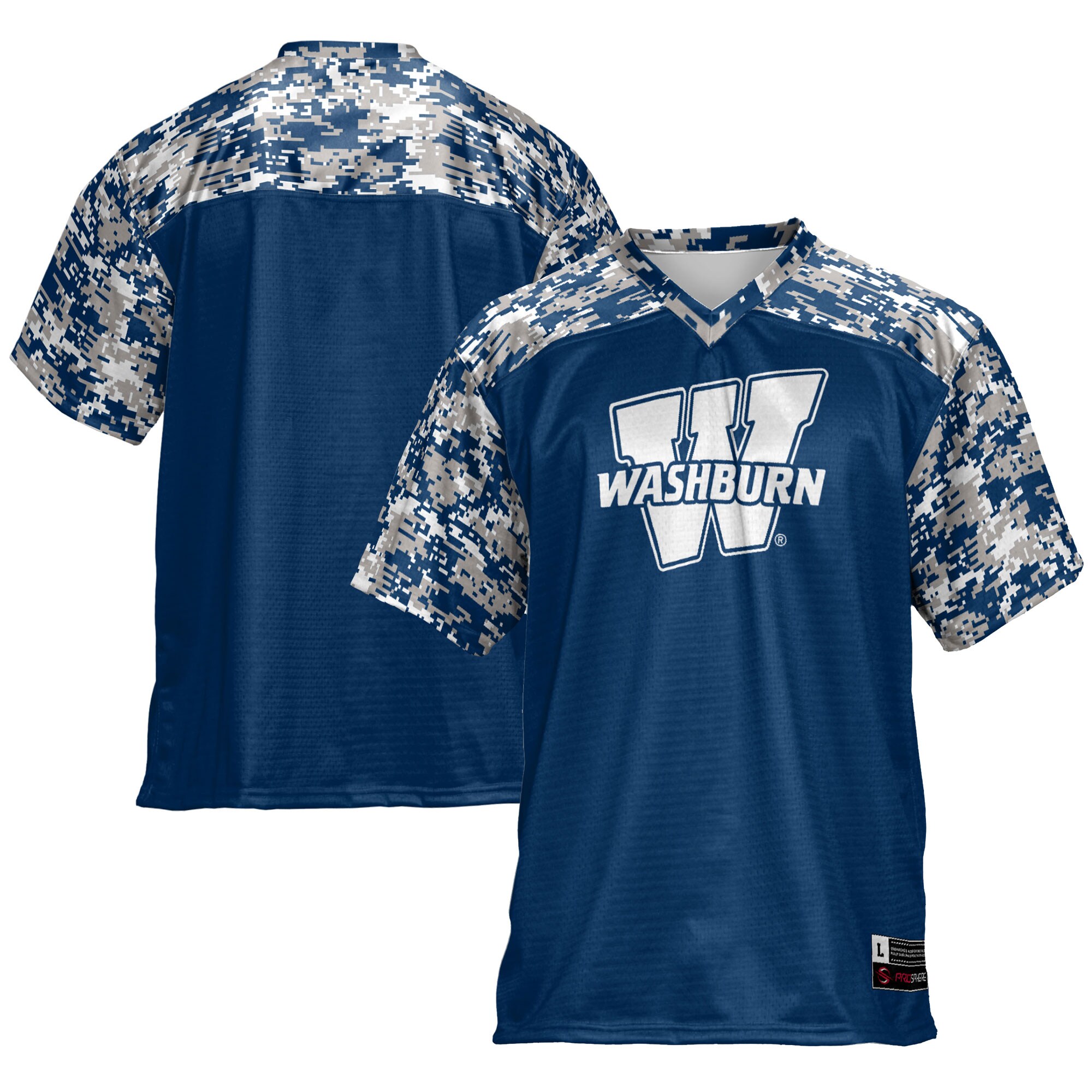 Washburn Ichabods  Football Shirts Jersey - Blue For Youth Women Men